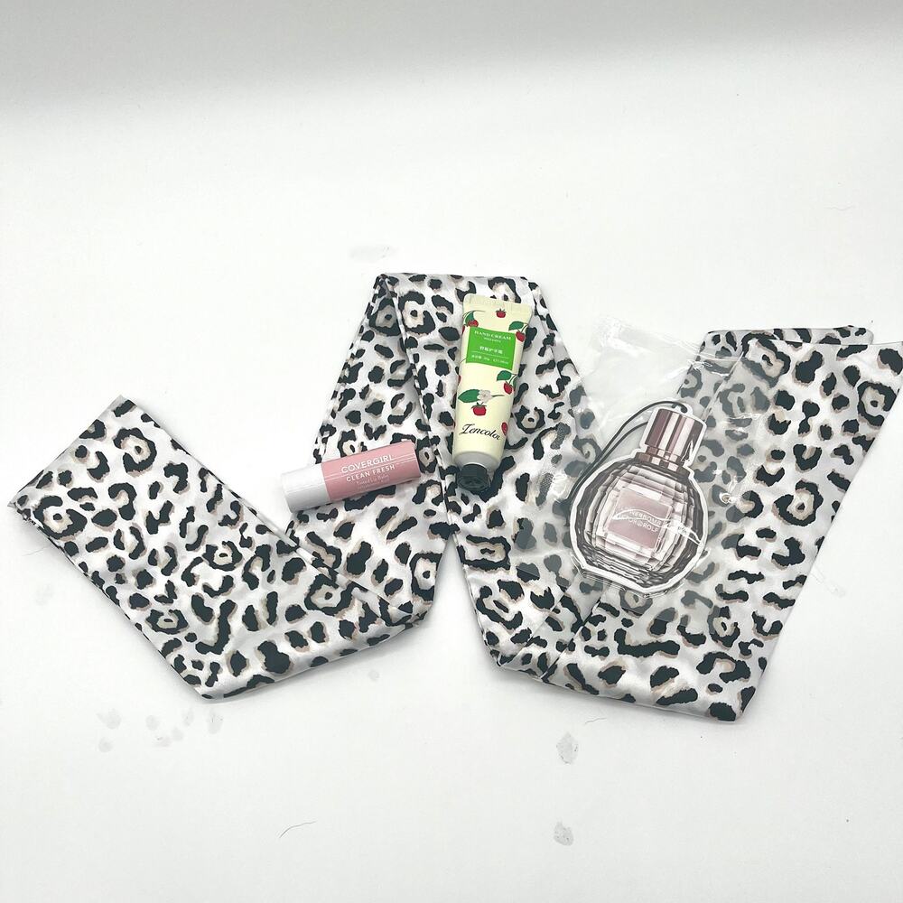 💜 Beauty Bundle: Covergirl Tinted Lip Balm, Bag Scarf, Lotion, Scent